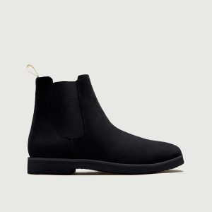 Chelsea Boot | Black Suede